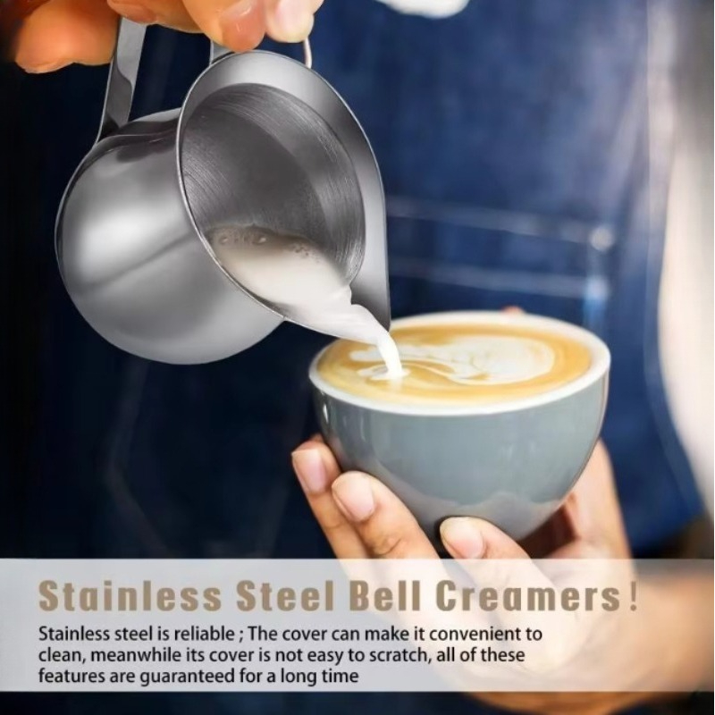 New Coffee Milk Frothing Pitch - Barista Milk Jug 评论和价格