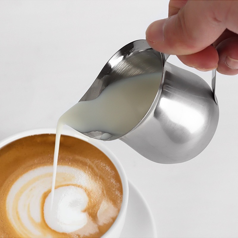 New Coffee Milk Frothing Pitch - Barista Milk Jug 评论和价格