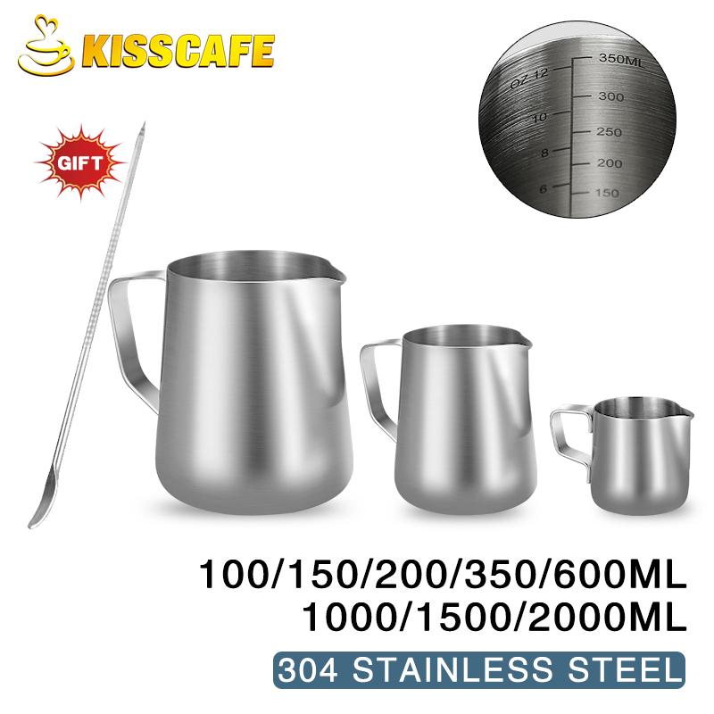 Milk Frother Jug Stainless Ste - Barista Milk Jug 评论和价格