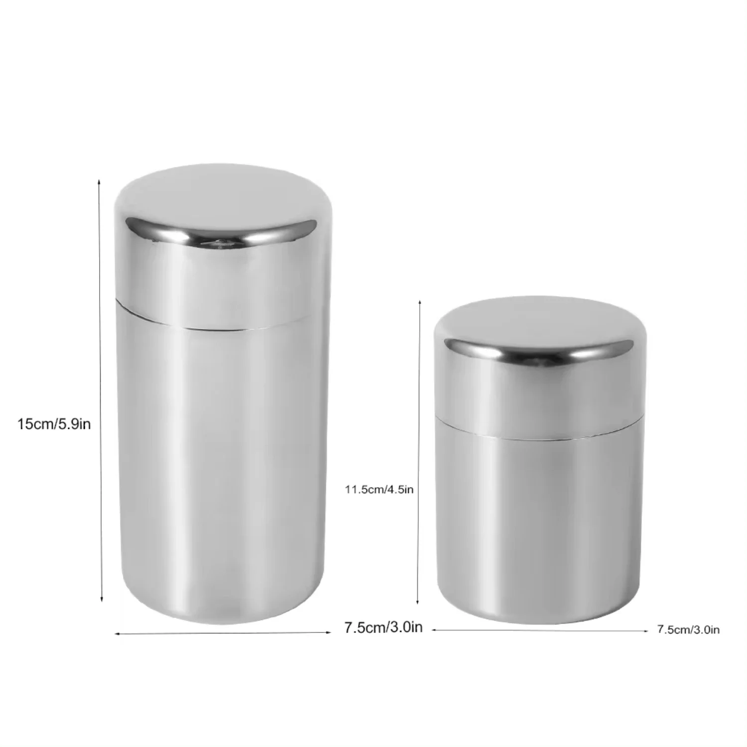 Stainless Steel Tea Leaf Tins  - Tea Coffee Sugar Container 评论和价格