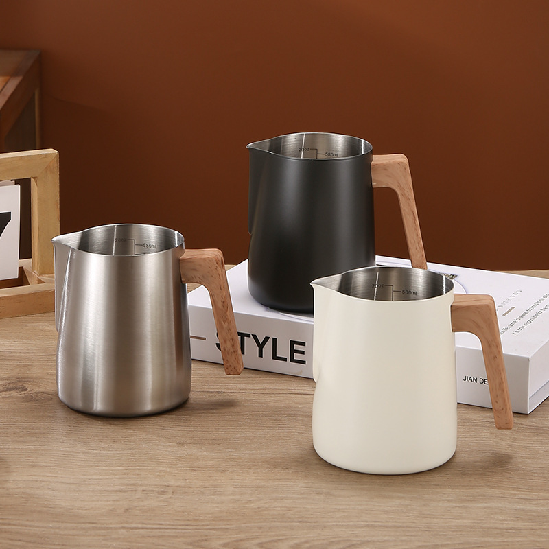 Coffee Milk Frothing Pitcher J - Barista Milk Jug 评论和价格
