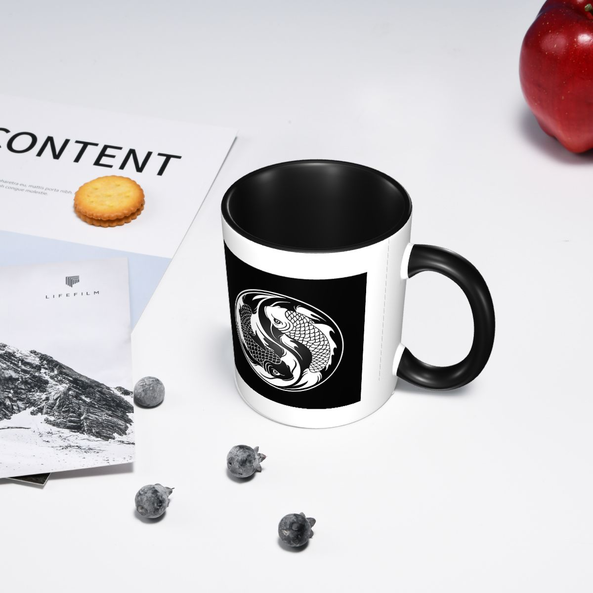 Black And White Yin Yang Koi F - Coffee Tea Yin Yang 评论和价格
