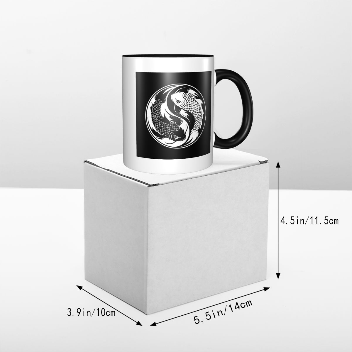 Black And White Yin Yang Koi F - Coffee Tea Yin Yang 评论和价格
