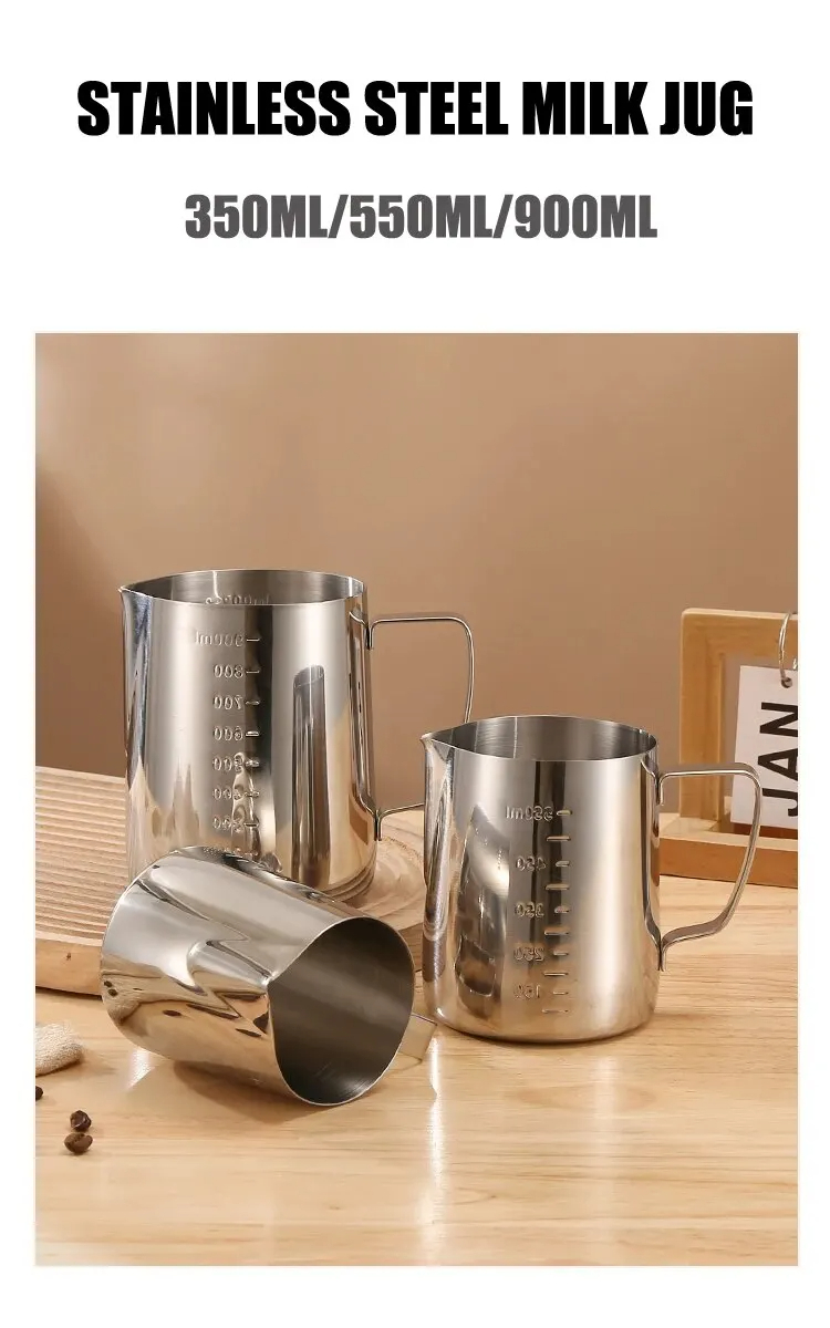 Stainless Steel Milk Frothing  - Barista Milk Jug 评论和价格
